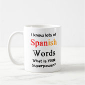 Mug spanish words (Gauche)