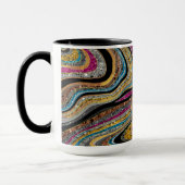 Mug Sparkle Glam scintillante girly marbre art (Gauche)
