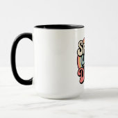 Mug Sparkle Louder Than Your Doubts Retro Groovy (Gauche)