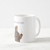 Mug Sparkle Red Hair Girl Christmas New Year (Devant droit)