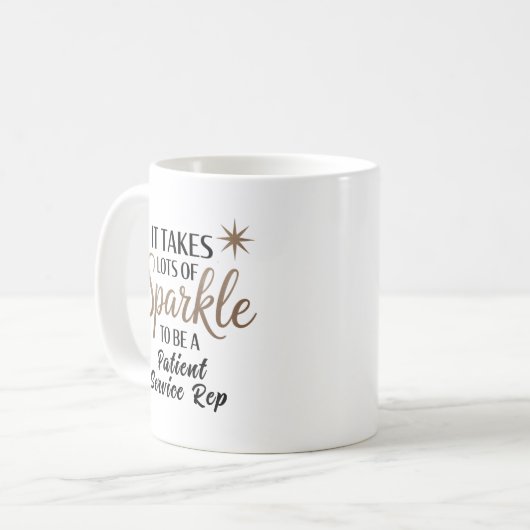 Mug Sparkle Rep Service Patient (Devant gauche)