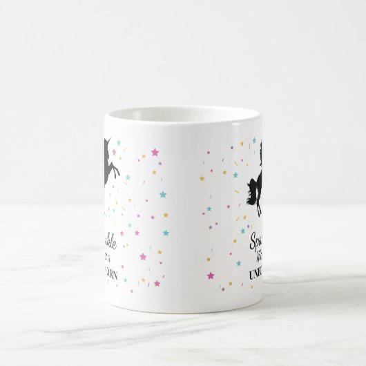 Mug Sparkling comme une licorne (Centre)