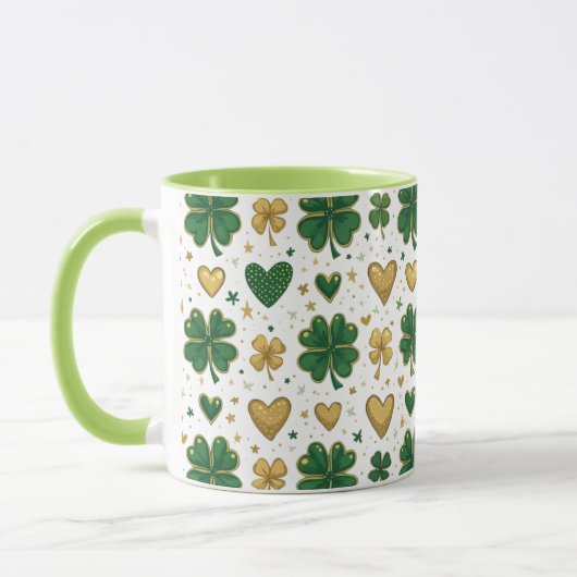Mug Sparkling St. Patrick's Motif Design (Gauche)