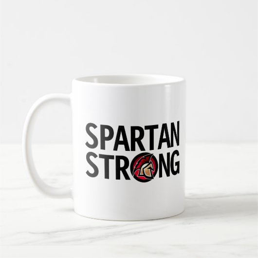 Mug Spartan Fort. Musique personnalisée (Gauche)