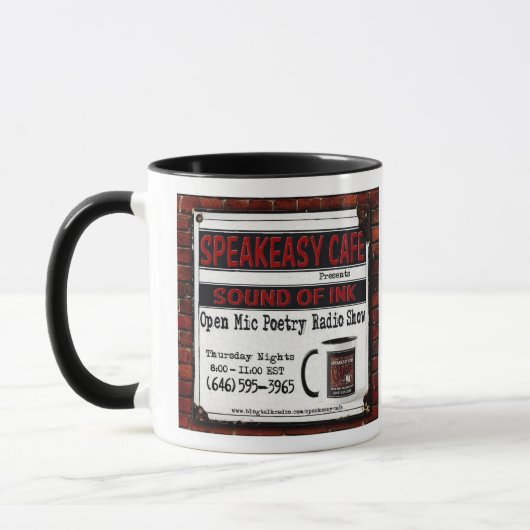 Mug SpeakEasy Cafe Utilisez vos mots  (Gauche)