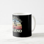 Mug Spear Fishing Legend Retro Sunset Cadeau Spear Fis (Devant droit)
