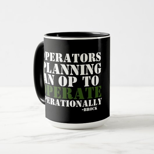 Mug Spec Op Brock (Devant gauche)