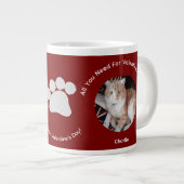 Mug Spécial Photo de Chat de la Saint-Valentin (Devant droit)