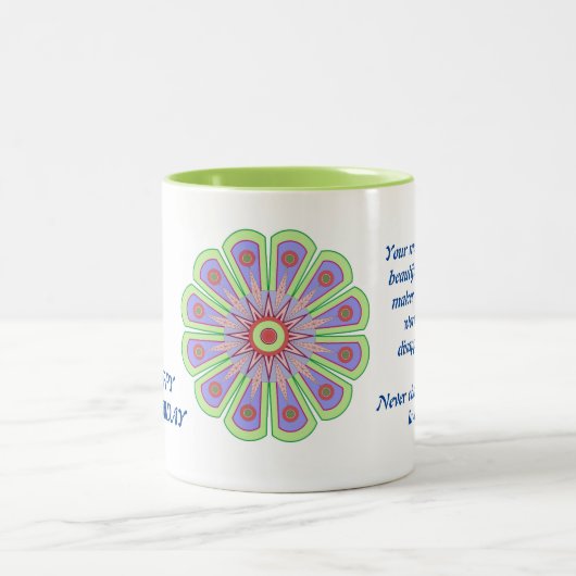MUG SPÉCIAL POUR UN PRÉSENT ANNIVERSAIRE (Centre)