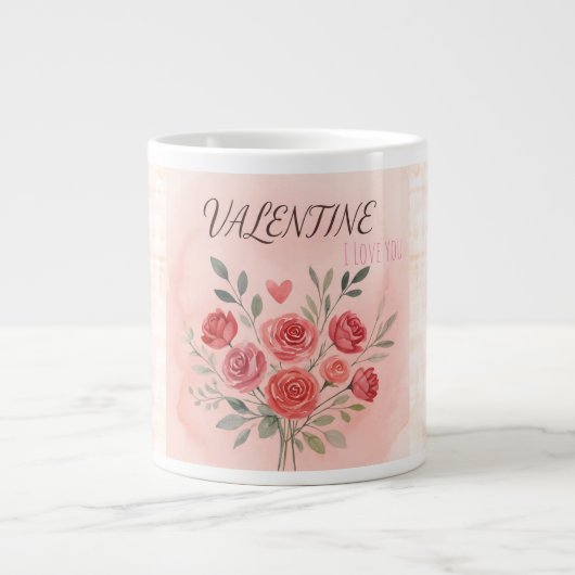 Mug spécial Saint-Valentin, je t'aime (Devant)