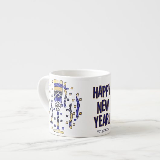 Mug Spécial Toast du Nouvel An (Devant gauche)