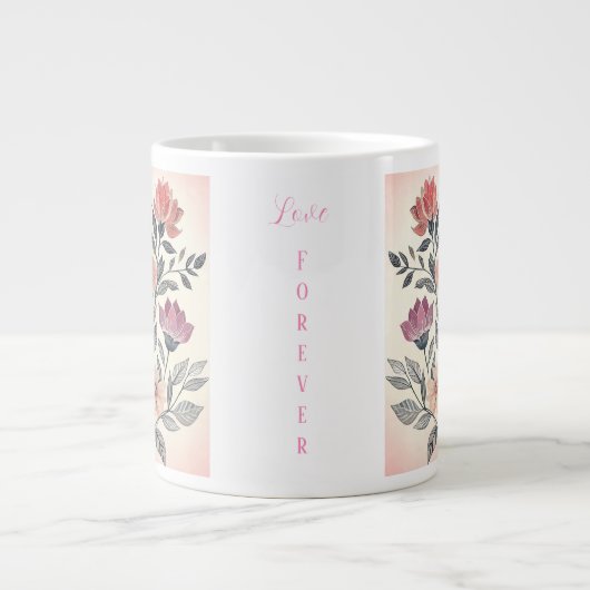 Mug spécialisé Amour pour toujours (Devant)