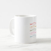 Mug spécialisé logo sardines pour cafés (Devant gauche)