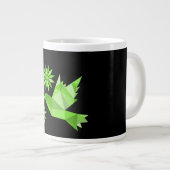 Mug spécialisé , OISEAU VOLANT AVEC FLEURS (Devant droit)