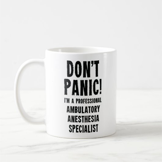 Mug Spécialiste de l'anesthésie ambulatoire (Gauche)