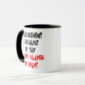 Mug Spécialiste des achats Zombie plaisanter (Devant gauche)