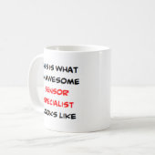Mug spécialiste des capteurs, génial (Devant gauche)