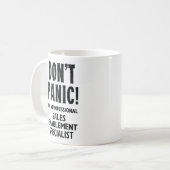Mug Spécialiste des ventes (Devant gauche)