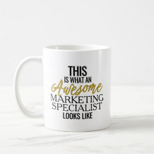 Mug Spécialiste du marketing génial ressemble à
