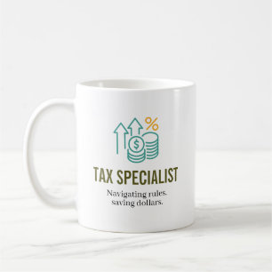 Mug Spécialiste fiscal - Nom personnalisé