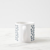 Mug spécialité à motif spirale bleu foncé mignon (Dos)