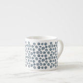 Mug spécialité à motif spirale bleu foncé mignon (Devant droit)