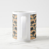 Mug spécialité batik Blue Wave of Culture (Dos)