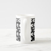 Mug Spécialité Yeux Blancs/Fond Noir (Dos)