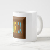 Mug Specialty Jumbo blanche CHOCOLAT AFRICA (Devant droit)