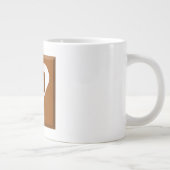 Mug Specialty Jumbo blanche I LOVE CHOCOLAT (Droite)