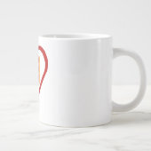 Mug Specialty Jumbo blanche ILOVE NOEL (Droite)