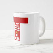 Mug Specialty Jumbo blanche TENNIS (Devant droit)