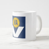 Mug Specialty Jumbo blanche VIRGINIA VICTORY (Devant droit)