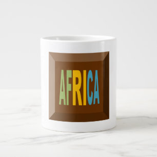 Mug Specialty Jumbo BlanCHOCOLAT AFRICA Extra Grote Beker