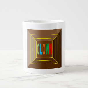 Mug Specialty Jumbo White CLOWN CHOCOLAT Extra Grote Beker