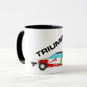 Mug Spécification de la tête de goutte Triumph TR7  (Devant gauche)