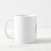 Mug Spécifique au client, couronne de fleurs (Gauche)