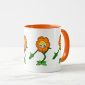 Mug Spectacle de la tête de lit - Carnation de cagney  (Devant droit)