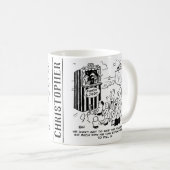 Mug Spectacle de Punch et Judy Policier manquant (Devant droit)