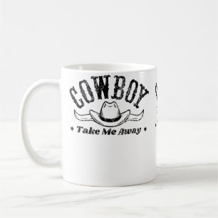 Mug Spectacle de Rodéo Cowboy Emmène-Moi Loin Pour Wes