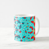 Mug Spectaculaire rouge, jaune et bleu (Devant droit)