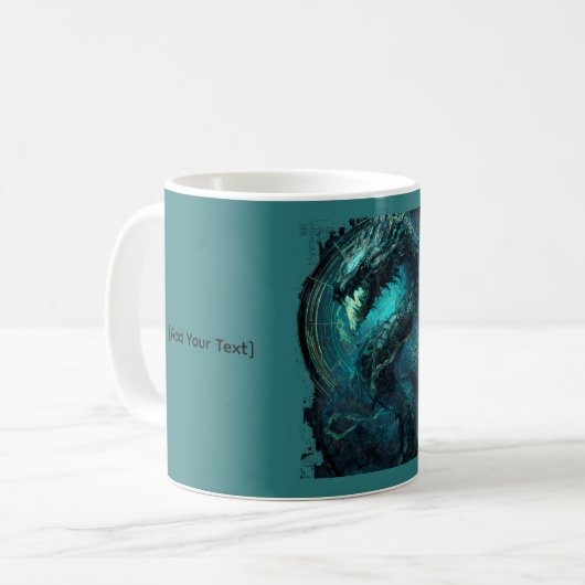 Mug Spectral Coil Cyberpunk Serpent Dark (Devant gauche)