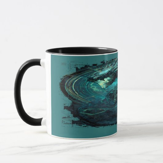 Mug Spectral Coil Cyberpunk Serpent Dark (Gauche)