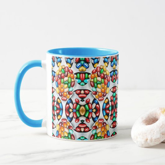 Mug Spectre de douceur : Jelly Beans in Technicolor (Avec donut)