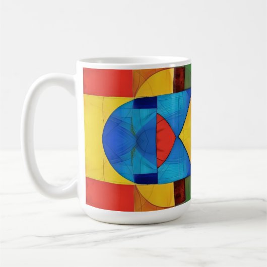 Mug Spectre Géométrique (Gauche)
