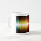 Mug Spectre musical Soundwave Vibrant Audio Visualizer (Devant gauche)