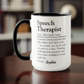 Mug Speech Therapist Definition Personalized Gift