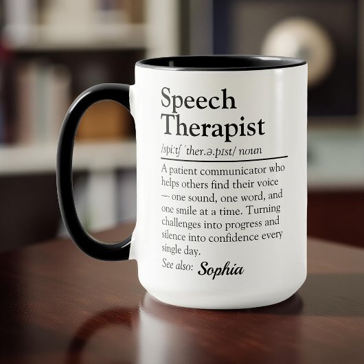 Mug Speech Therapist Definition Personalized Gift