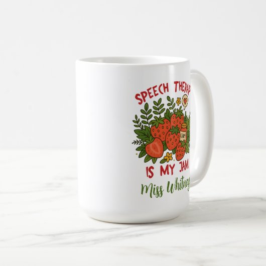 Mug Speech Therapist Language Pathologist SLP Teacher (Devant droit)