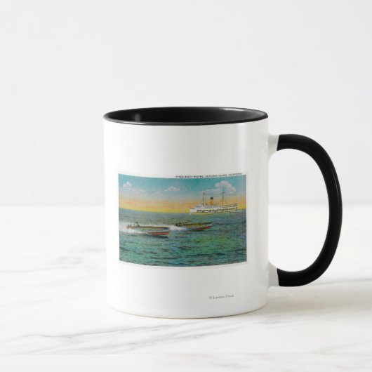 Mug Speed Boating en Catalina Island, Californie (Droite)